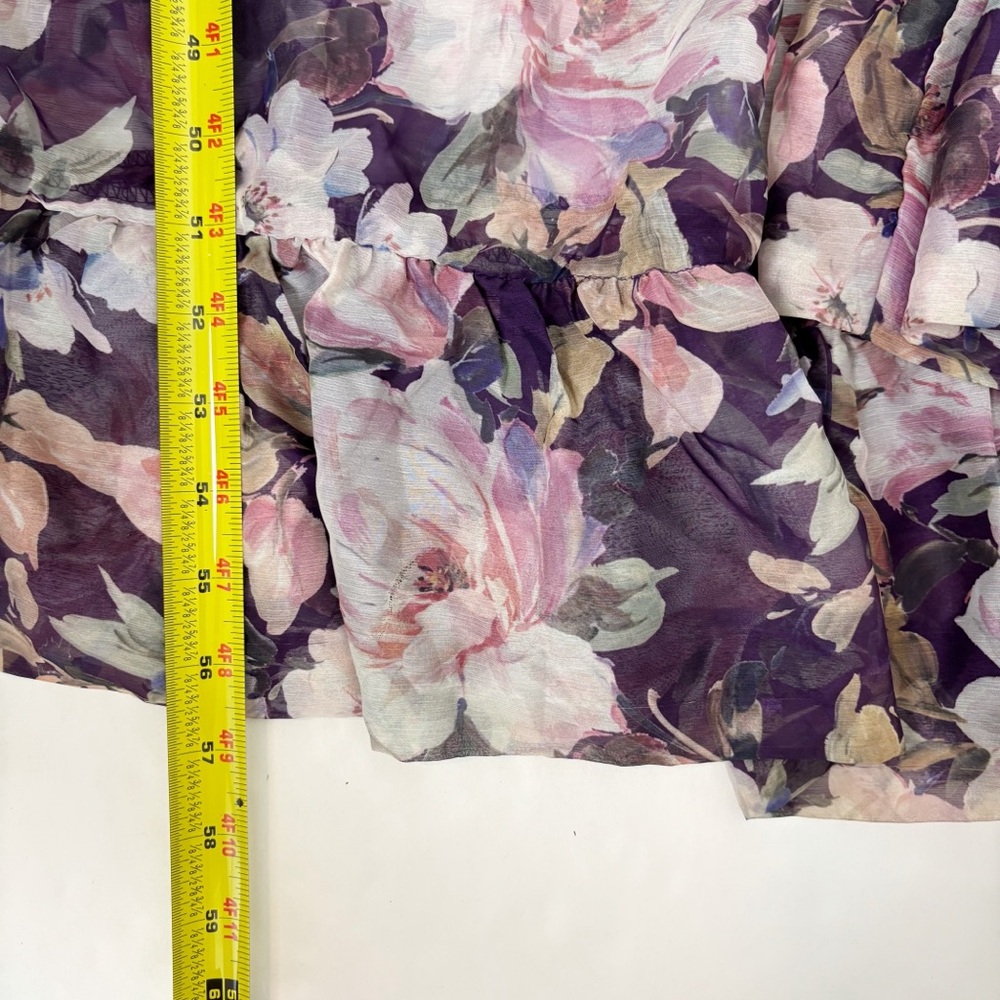 ASTR The Label Kitsune Dress in Purple Floral Size L - Picture 15 of 15